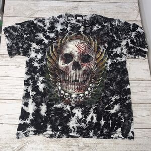 Jay's Rock AOP Tie Dye Skull Shirt Size XXL